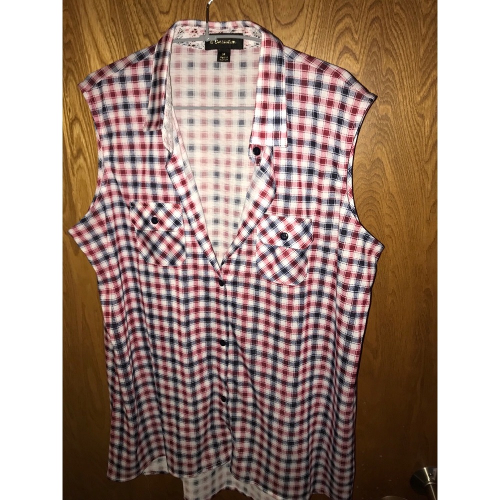 Button up tank.